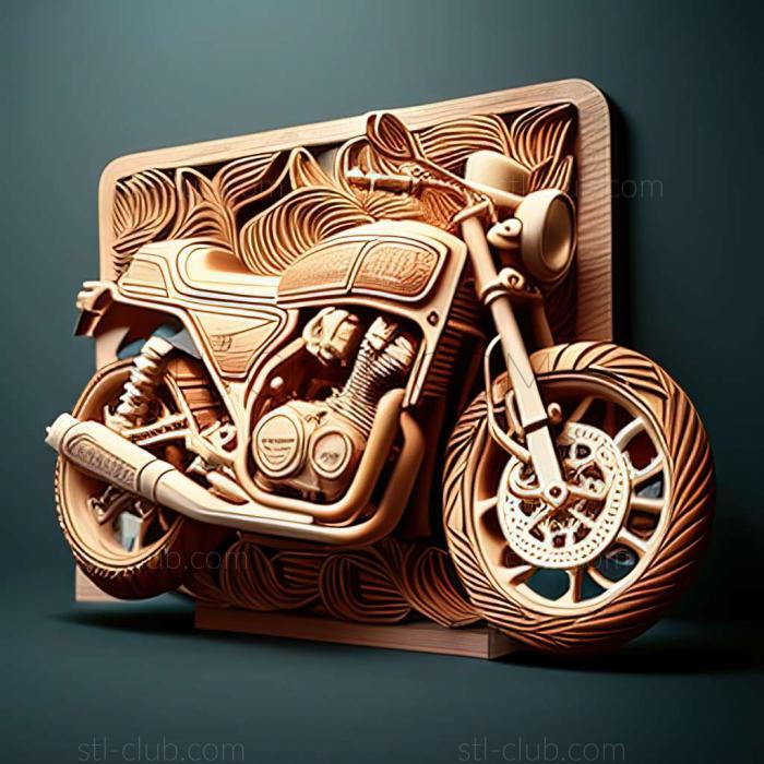 3D мадэль Honda CB750 (STL)